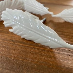 NWT Anthropologie Feather Drawer Pulls - Set of 4